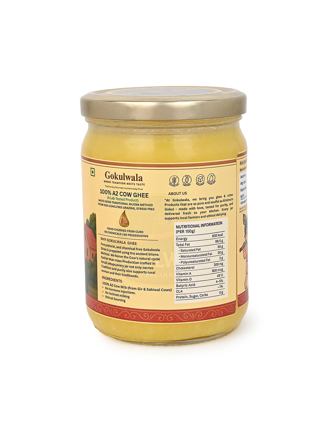A2 Cow Ghee 500ml 3
